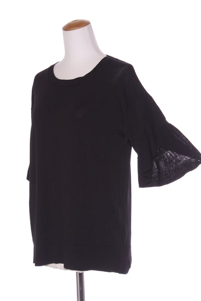 WHISTLE - Ruffle sleeve viscose knit top! 12-14