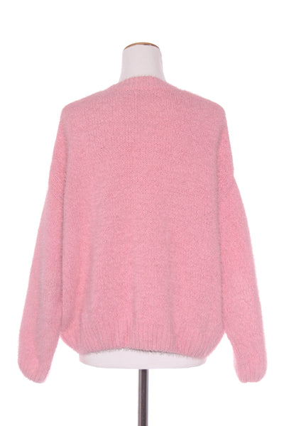 DECJUBA - Pink fluffy knit jumper! 14