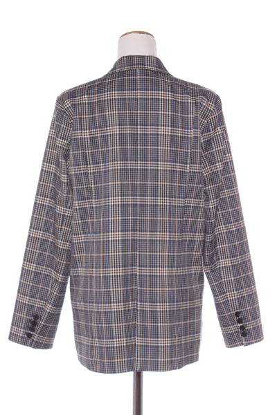 ZOE KRATZMANN - Navy/tan plaid blazer! 12