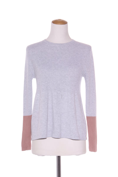 IMONNI "Elena" cotton knit - Grey/blush! 10-12