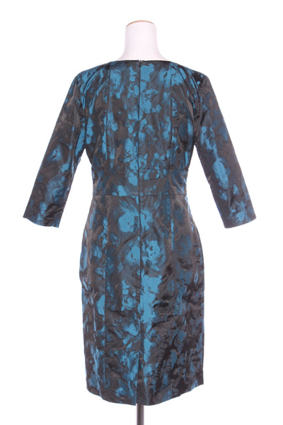 FREDRICK (NZ) Black + teal dress! 14