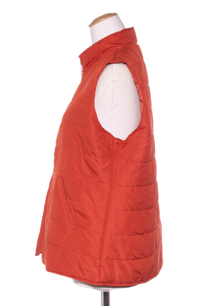 CAPTURE - Quilted puffer vest - Rust! 16