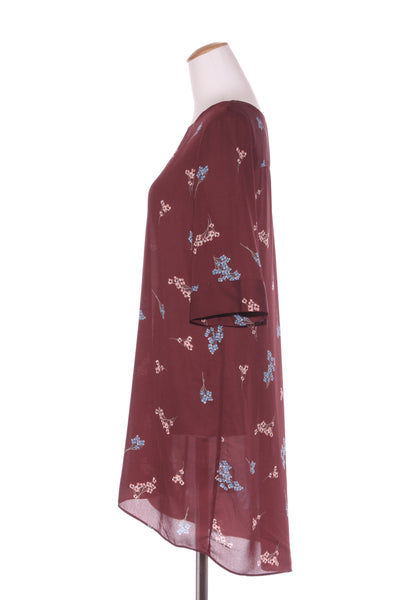 GLASSONS - Burgundy floral tunic! 10
