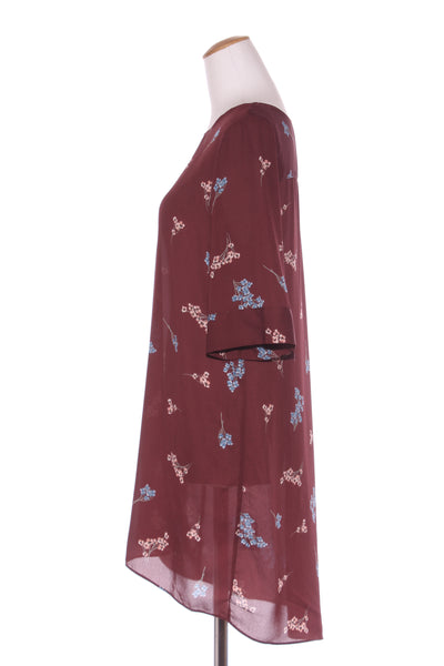 GLASSONS - Burgundy floral tunic! 10