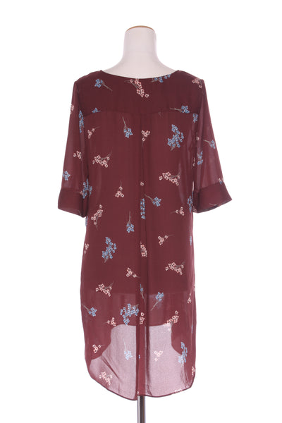 GLASSONS - Burgundy floral tunic! 10