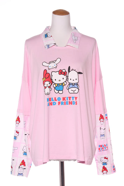 PETER ALEXANDER "Hello kitty and friends" print PJ top! 20-22