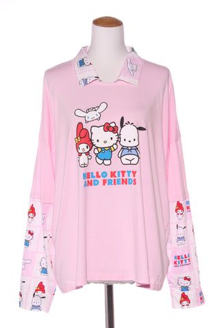 PETER ALEXANDER "Hello kitty and friends" print PJ top! 20-22
