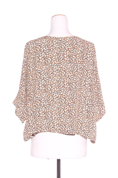 NEON COLLECTIVE - Leopard print button crop shirt! 8-16