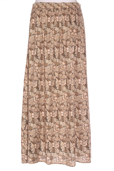 MIRROU - Green floral cotton maxi skirt! 14