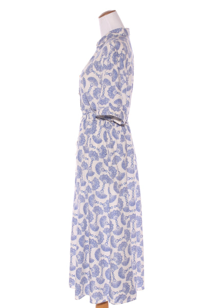 AMAYA - Fan print midi dress! 16