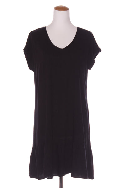 BETTY BASICS - Linen viscose ruffle hem dress! 12