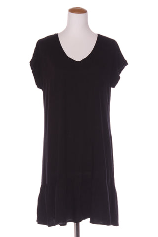 BETTY BASICS - Linen viscose ruffle hem dress! 12