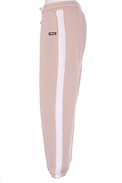 LORNA JANE - Track pant - Beige/white stripe! 16