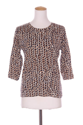 TRENERY - Pima cotton animal print top! 10-12