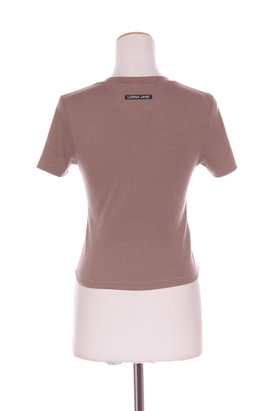 LORNA JANE - Rib knit tee - Mocha! 12