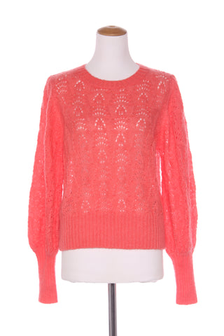 MAX - Wool + mohair patterned knit - Coral! 14