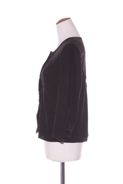 VERGE - Linen wool hook & eye detail jacket! 10