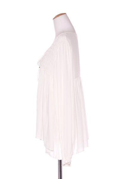 CAPTURE - Shirred detail viscose blouse - Ivory! 16