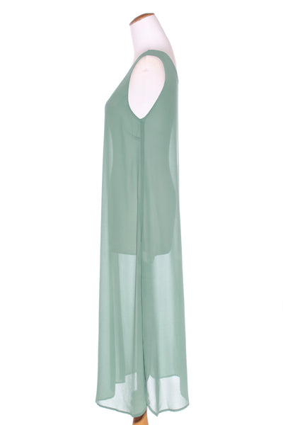 C.REED - Sage green chiffon layering dress! 10