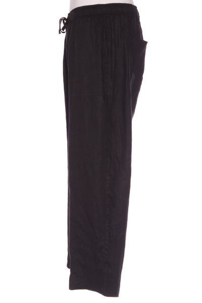 VERGE (LN) Capri linen 7/8th pant - Black! 14