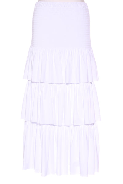 DAVID POND (BN) "Layered" maxi skirt - White! 14