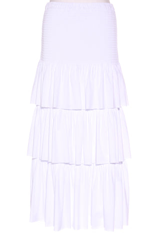 DAVID POND (BN) "Layered" maxi skirt - White! 14