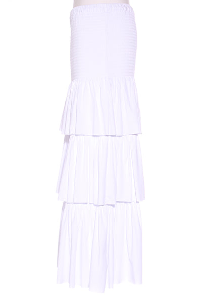 DAVID POND (BN) "Layered" maxi skirt - White! 14