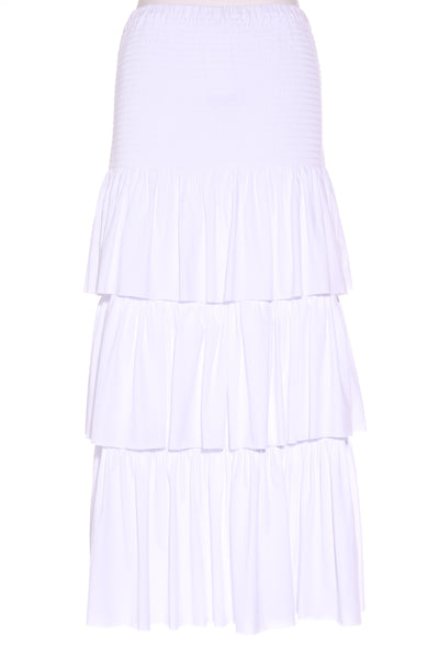 DAVID POND (BN) "Layered" maxi skirt - White! 14