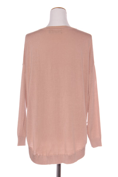 EB & IVE - Blush pink curve hem knit jumper! 8-18