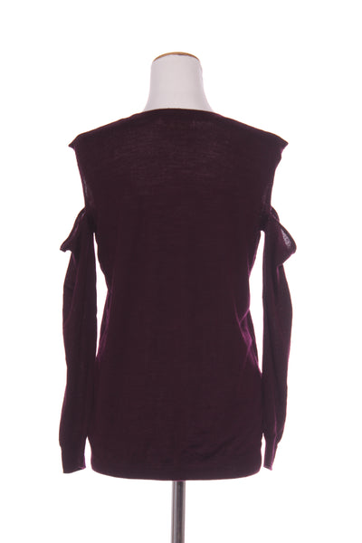 ANDREA MOORE - Cut out merino knit - Dark plum! 10-12
