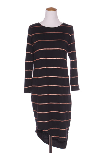 SILENT THEORY - Rose gold stripe dress! 10