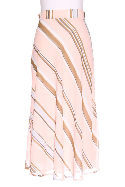 RUBY (NZ) Luna olive stripe blush midi skirt! 8