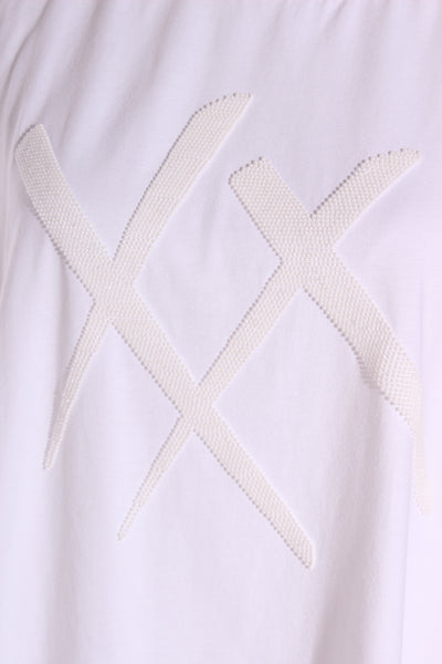 MOOCHI 6&7 "Beaded" XX boxy tee! 8-12