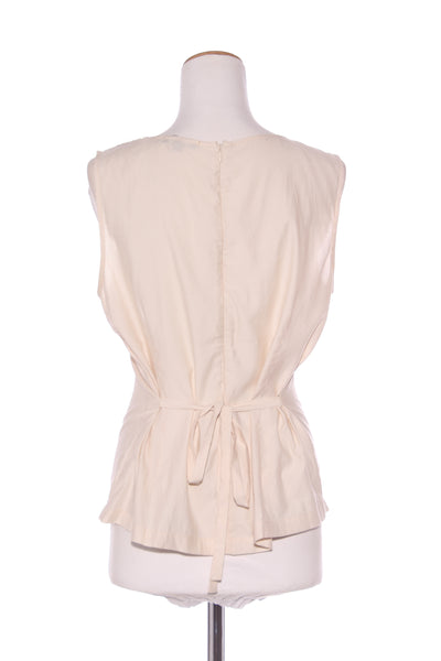 ZAFINA - Cream V neck pleat detail tank! 14