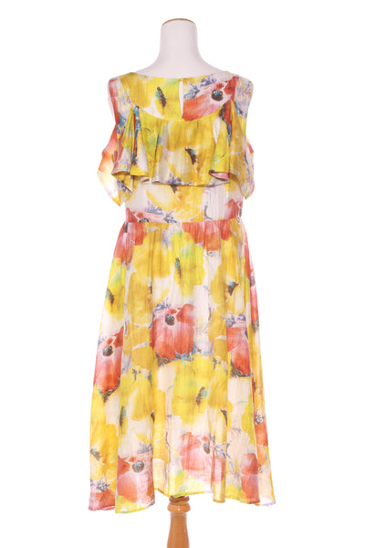 CURATE By Trelise "One sided" tencel floral dress! 12