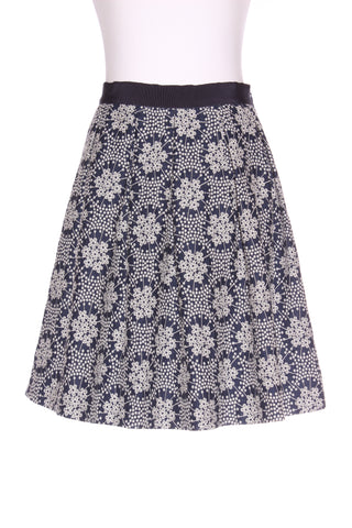 BODEN - Jacquard A line pleat skirt! 8