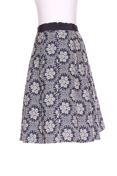 BODEN - Jacquard A line pleat skirt! 8