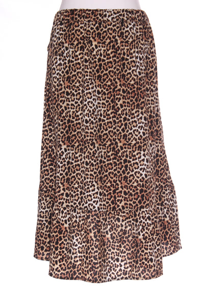 DECJUBA - Animal print faux wrap ruffle skirt! 12