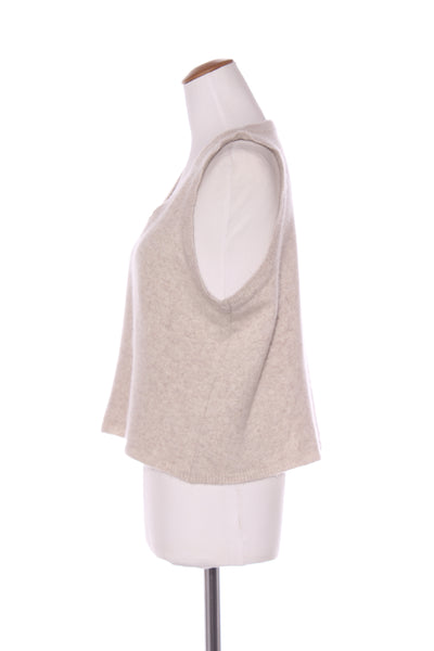 MEG BY DESIGN - Tanja wool vest - Oatmeal! 10-14