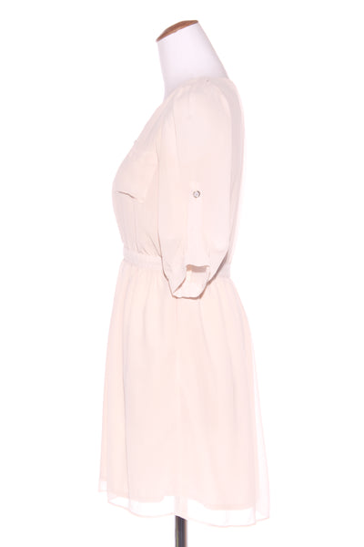 PRINCIPALS - Cream button front dress! 6
