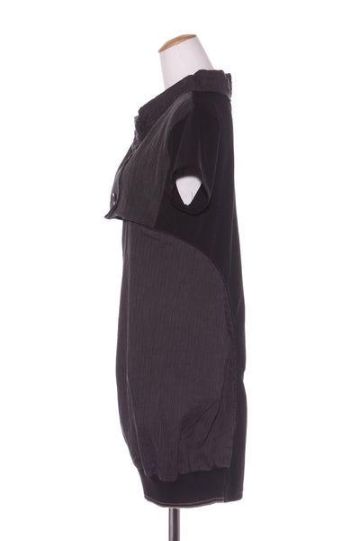 MARILYN SEYB - Edgy pinstripe deconstruct dress! 12-14