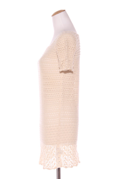 INDIGO - Linen/cotton crochet mini dress! 8