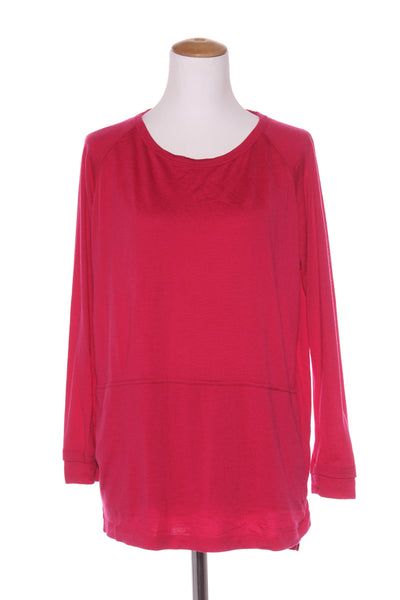 ISOBAR - Merino top with pockets - Cerise pink! 16