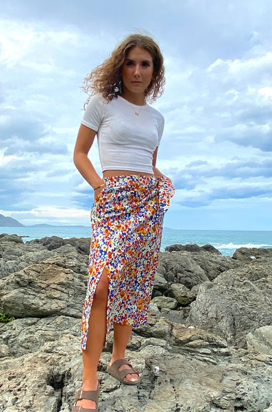 LOVE & GLORY (NZ)(BN) "Alejandra" cotton floral skirt! 12