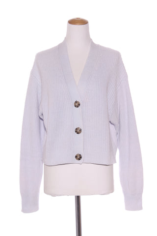H&M - Chunky cotton knit crop cardi - Lilac! 10-14