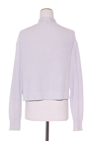 H&M - Chunky cotton knit crop cardi - Lilac! 10-14