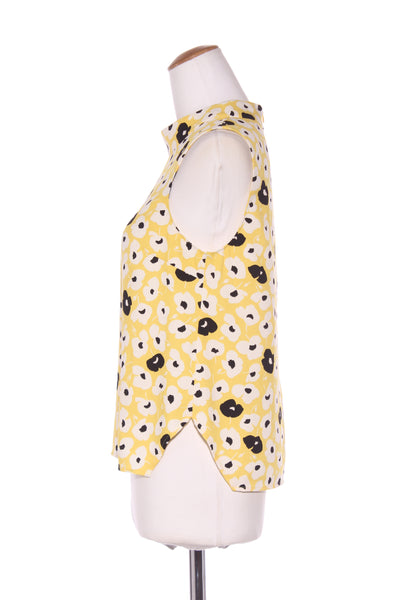 VERONIKA MAINE - Yellow floral high neck top! 10