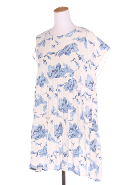 THING THING - Blue floral tiered dress! 12