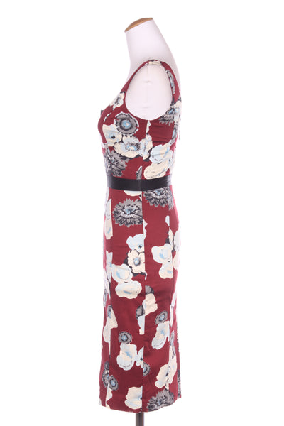 CUE (AU) Maroon floral pencil dress! 6