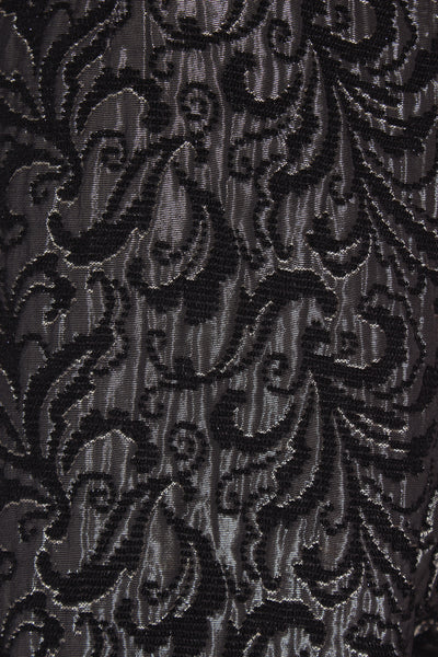 WALLIS (NZ) Vintage metallic brocade pant - Silver! 8-10